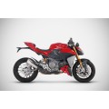 ZARD Slip-on Exhaust System for Ducati Streetfighter V2 (2025+)